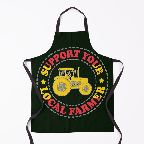 Item preview, Support Your Local Farmer, ES, Spain, Madrid, Tractor designed and sold by Cerulean-Shop.