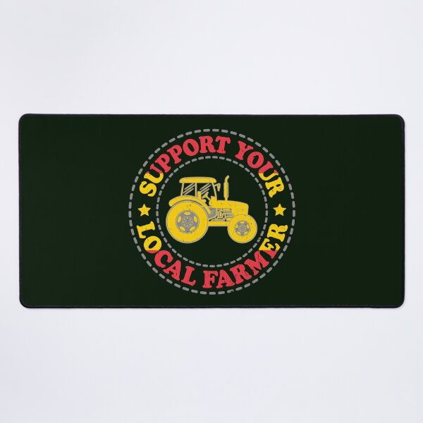 Item preview, Support Your Local Farmer, ES, Spain, Madrid, Tractor designed and sold by Cerulean-Shop.