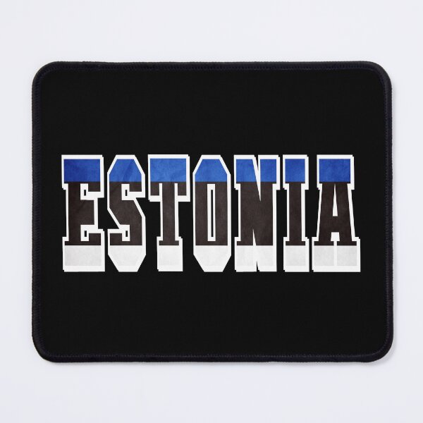 Item preview, Estonia Country Flag Typography designed and sold by TravelWish.