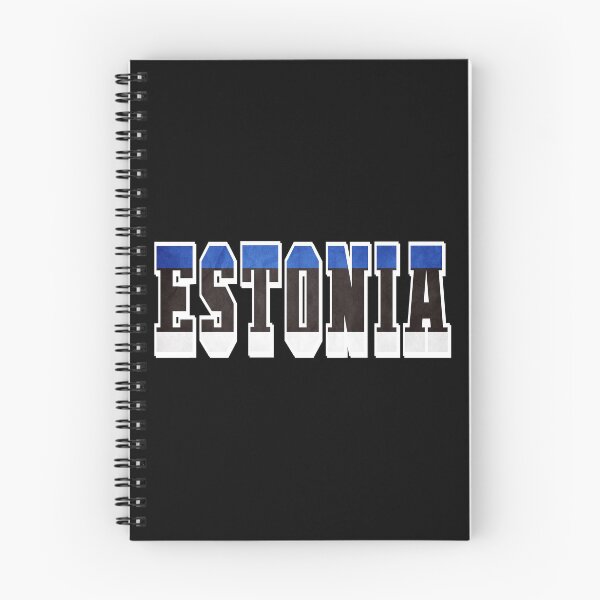 Item preview, Estonia Country Flag Typography designed and sold by TravelWish.