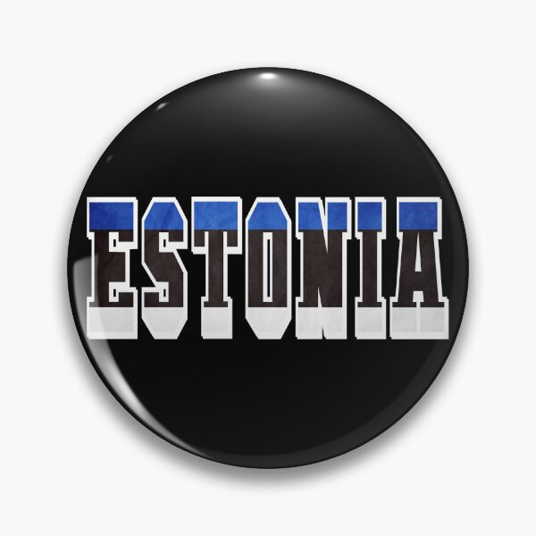 Item preview, Estonia Country Flag Typography designed and sold by TravelWish.