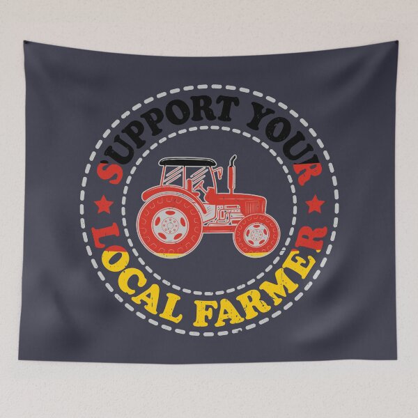 Item preview, Support Your Local Farmer, DE, Germany, Berlin designed and sold by Cerulean-Shop.