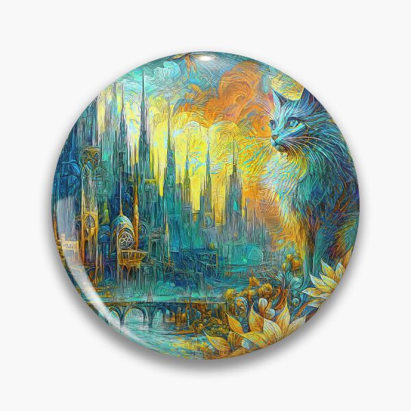 Item preview, Abstract abstraction of castle and cat. DeepDream designed and sold by blackhalt.