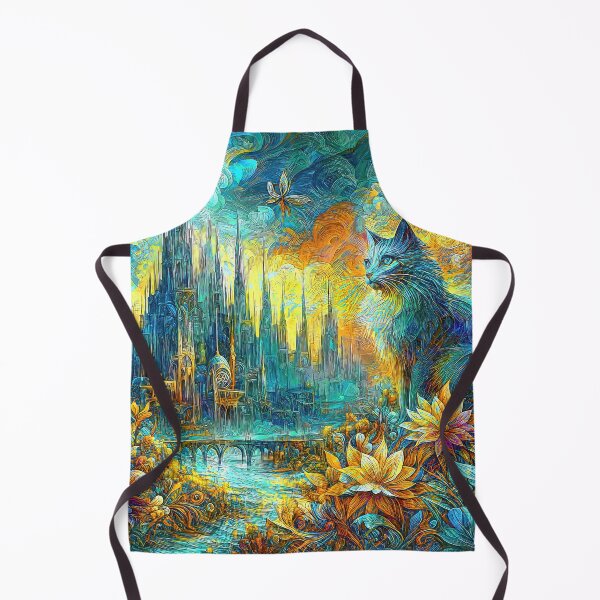 Item preview, Abstract abstraction of castle and cat. DeepDream designed and sold by blackhalt.