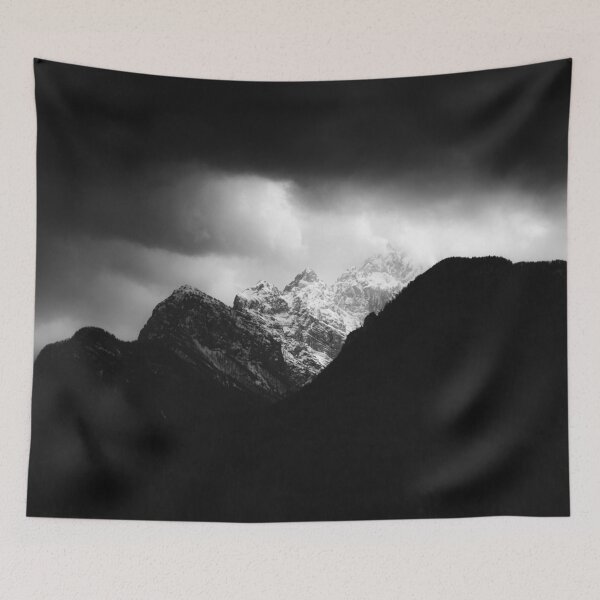 Item preview, Storm clouds and sun over mountains designed and sold by Patrik Lovrin.
