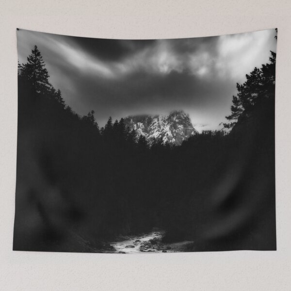 Item preview, Dramatic landscape of mountains and river designed and sold by Patrik Lovrin.