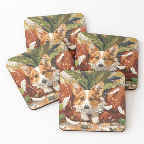 Artikelvorschau, Corgi Hund hat das Kissen zerstört entworfen und verkauft von CorgiCuddle.