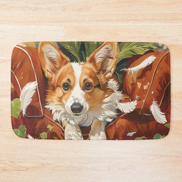 Item preview, Corgi dog destroyed the pillow designed and sold by CorgiCuddle.