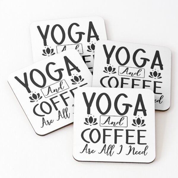 Item preview, Yoga and coffee are all i need designed and sold by ShopMaxiDesigns.