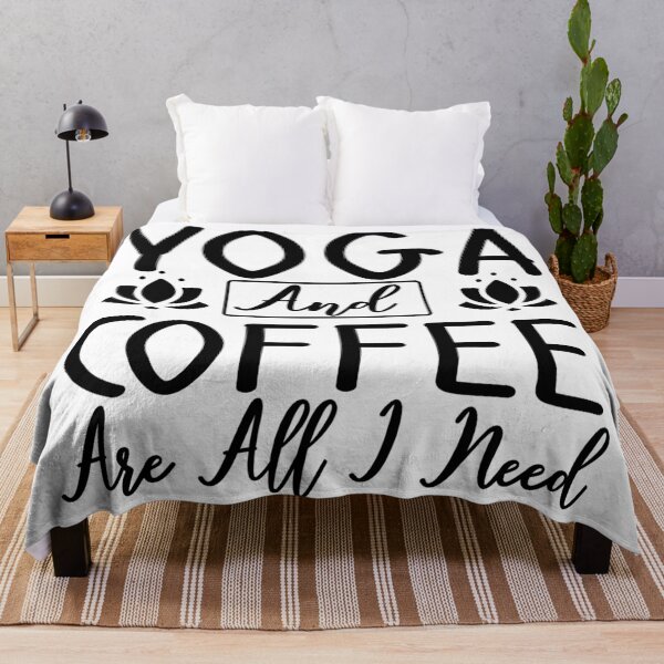 Item preview, Yoga and coffee are all i need designed and sold by ShopMaxiDesigns.