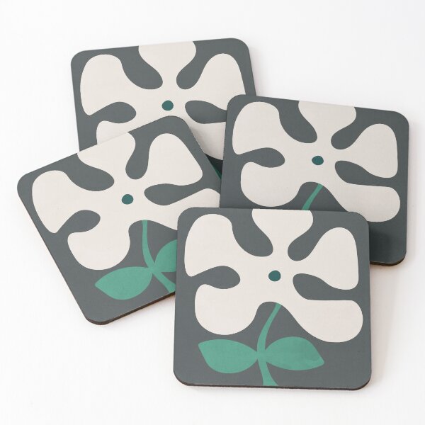 Item preview, Blooming Flower, Contemporary, Abstract Shapes 1 designed and sold by technicolorable_art.