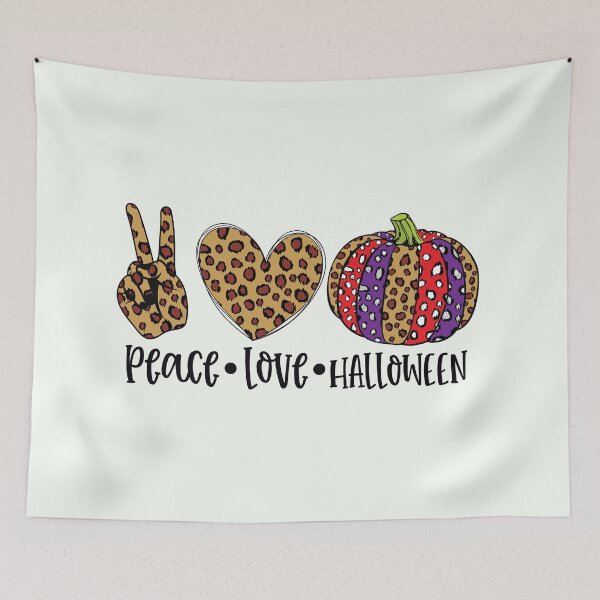 Item preview, Peace Love Halloween designed and sold by Compass and a Camera.