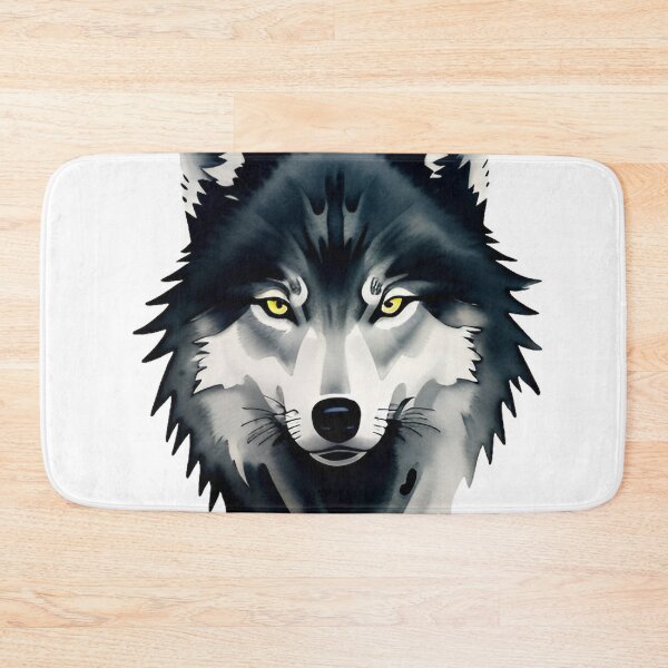 Item preview, Black wolf designed and sold by fulldreams.