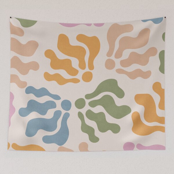 Item preview, Colorful Unique Floral Pattern designed and sold by technicolorable_art.