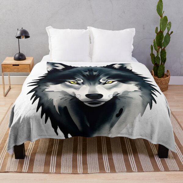 Item preview, Black wolf designed and sold by fulldreams.