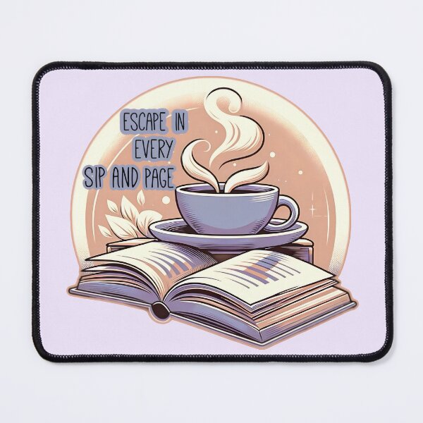 Item preview, Coffee and Reading addiction. Funny coffee and reading quote.  designed and sold by Unitepeople.