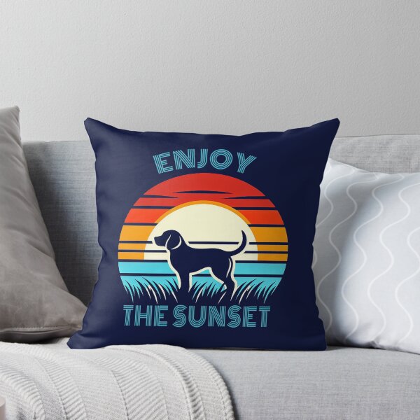 Item preview, Enjoy the Sunset - Retro - Beagle designed and sold by MugshotsAndMore.