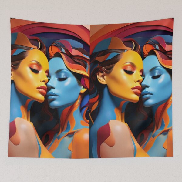 Item preview, Romantic Vibes: Lesbian Art Prints to Set the Mood designed and sold by AdesignTEE.