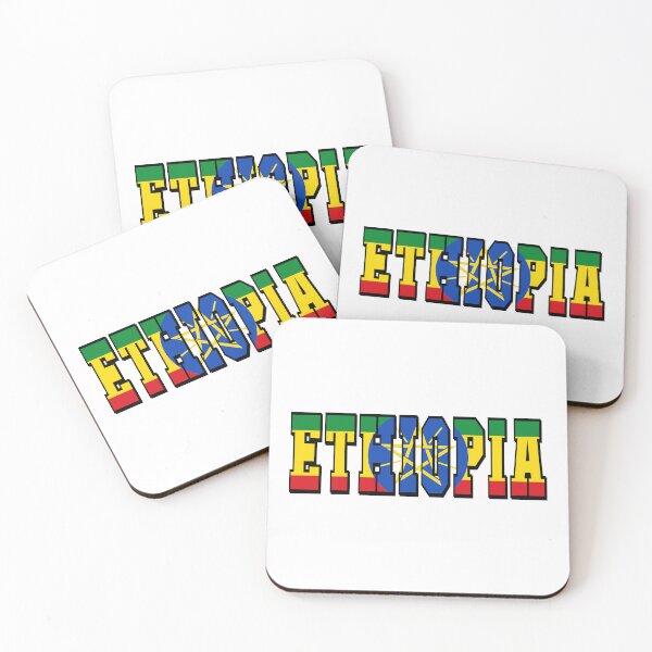 Item preview, Ethiopia Country Flag Typography designed and sold by TravelWish.