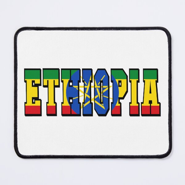 Item preview, Ethiopia Country Flag Typography designed and sold by TravelWish.