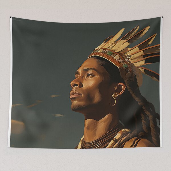 Item preview, Yuchi Indian Warrior designed and sold by DanyaahlaArts.