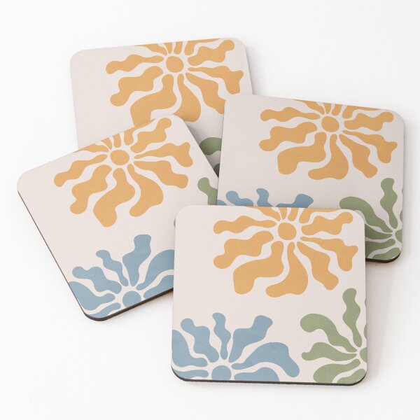 Item preview, Colorful Scandi Flowers designed and sold by technicolorable_art.