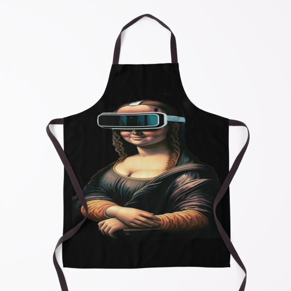 Item preview, Mysterious Vision: Mona Lisa Wearing Vision Pro designed and sold by Tarikbouchmal.