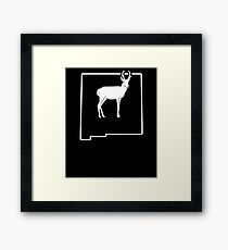Hunting Wild Antelope New Mexico Big Game Hunt Framed Print