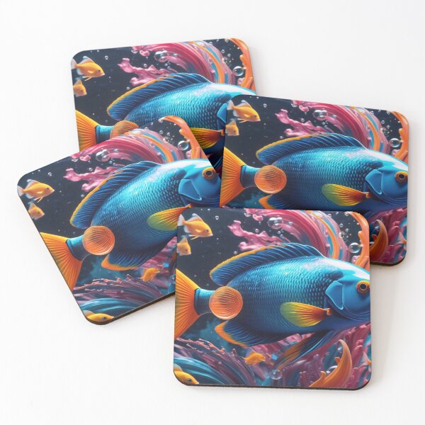 Item preview, Blue fish designed and sold by M-Y-A-R-T-.