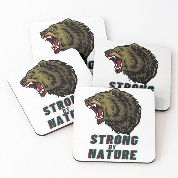 Item preview, Strong by Nature - Brown Bear Roar designed and sold by nal-projects.