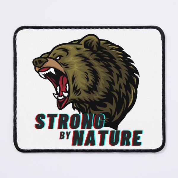 Item preview, Strong by Nature - Brown Bear Roar designed and sold by nal-projects.