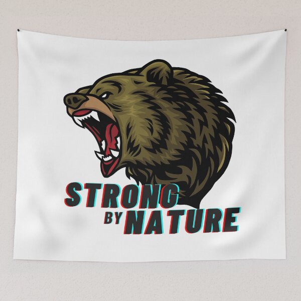 Item preview, Strong by Nature - Brown Bear Roar designed and sold by nal-projects.