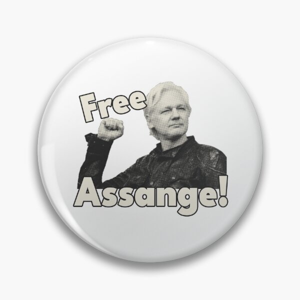 Item preview, Free Assange! designed and sold by huygenz.
