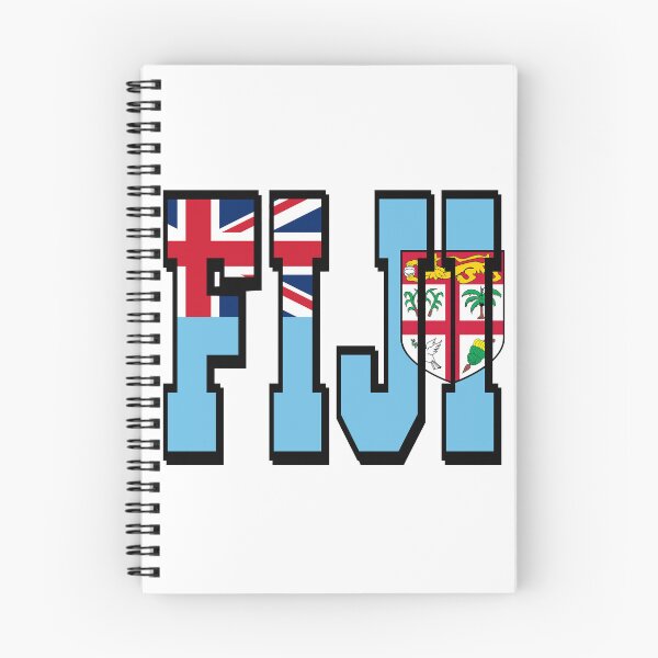 Item preview, Fiji Country Flag Typography designed and sold by TravelWish.