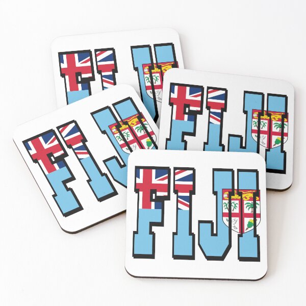 Item preview, Fiji Country Flag Typography designed and sold by TravelWish.
