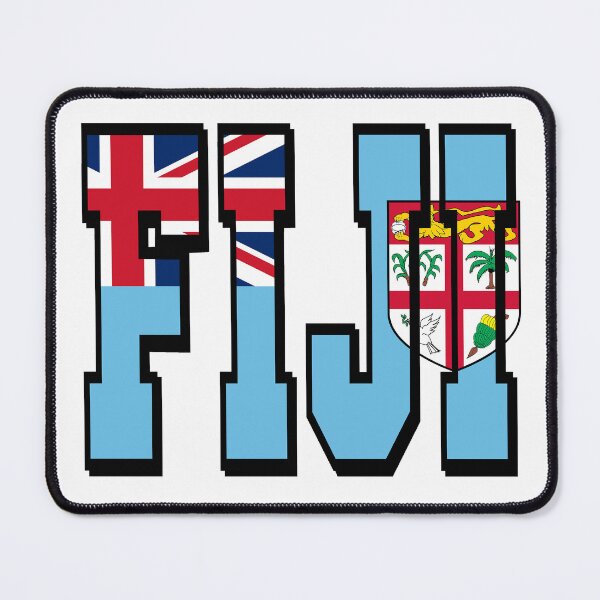 Item preview, Fiji Country Flag Typography designed and sold by TravelWish.
