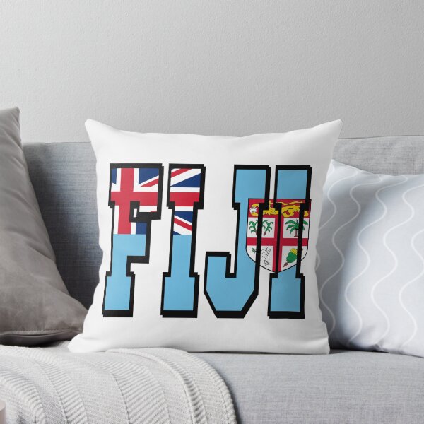 Item preview, Fiji Country Flag Typography designed and sold by TravelWish.