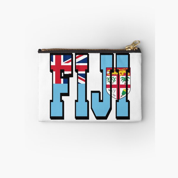 Item preview, Fiji Country Flag Typography designed and sold by TravelWish.