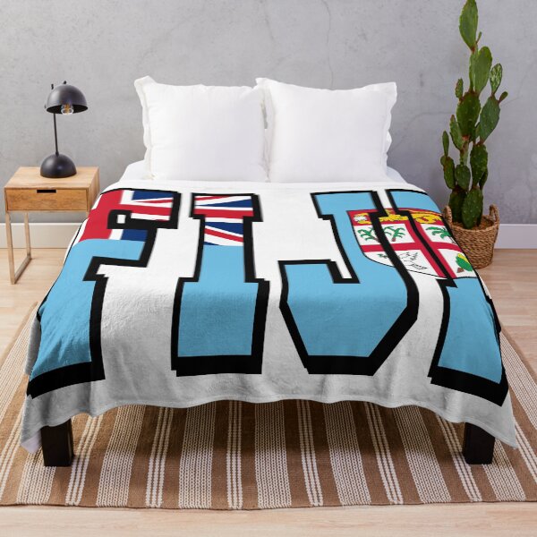 Item preview, Fiji Country Flag Typography designed and sold by TravelWish.