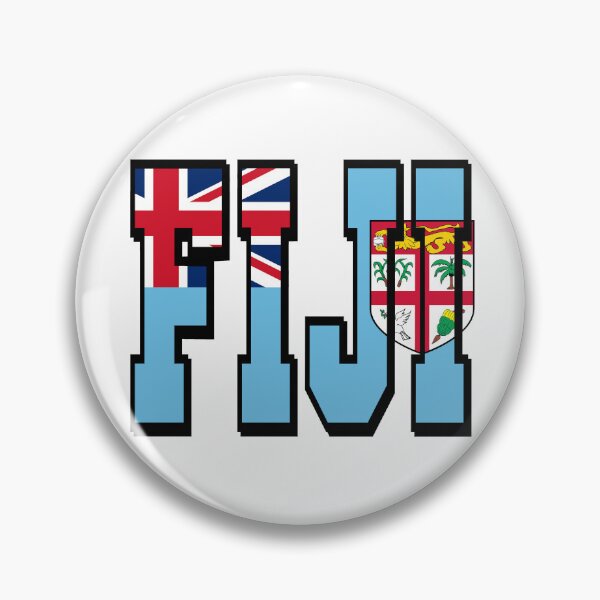 Item preview, Fiji Country Flag Typography designed and sold by TravelWish.