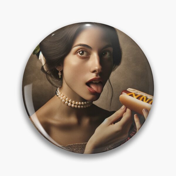 Artikelvorschau, Veränderte Kunstfrau mit Hot Dog entworfen und verkauft von PyxieZen.
