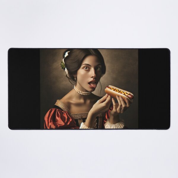 Artikelvorschau, Veränderte Kunstfrau mit Hot Dog entworfen und verkauft von PyxieZen.
