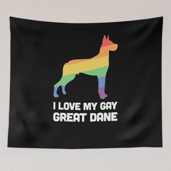 Item preview, Great Dane - Funny Gay Dog LGBT Pride designed and sold by Jam Jar.