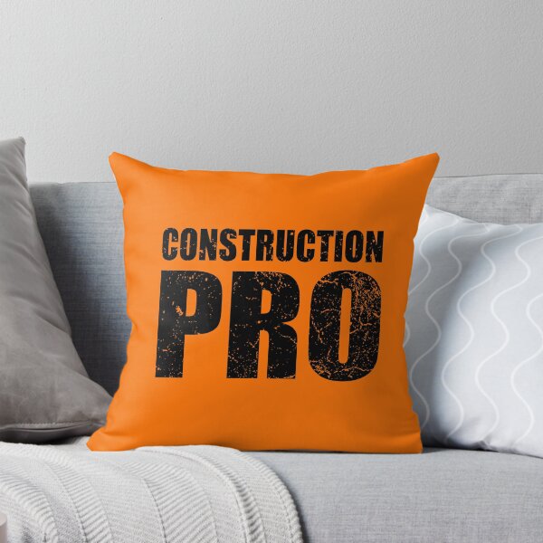 Artikelvorschau, Construction PRO – schwarzer Text im Used-Look entworfen und verkauft von WhiteShirtGuy.