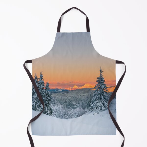Item preview, Magical burning mountains winter sunset designed and sold by Patrik Lovrin.