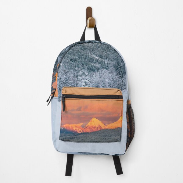 Item preview, Magical burning mountains winter sunset designed and sold by Patrik Lovrin.