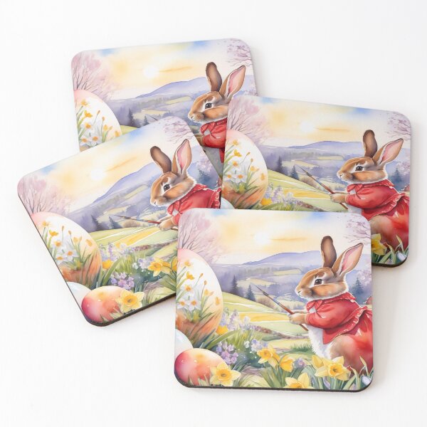 Item preview, Easter bunny and Easter egg designed and sold by M-Y-A-R-T-.