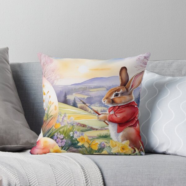 Item preview, Easter bunny and Easter egg designed and sold by m-y-A-I-A-R-T-.
