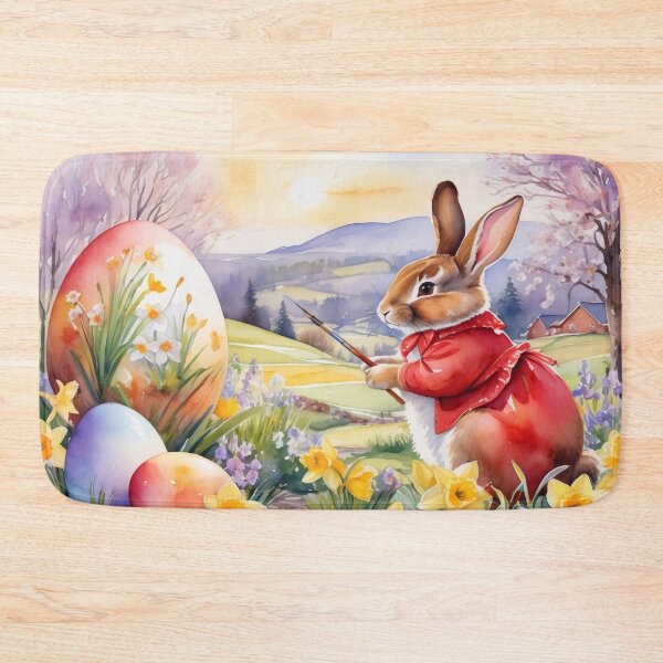 Item preview, Easter bunny and Easter egg designed and sold by M-Y-A-R-T-.