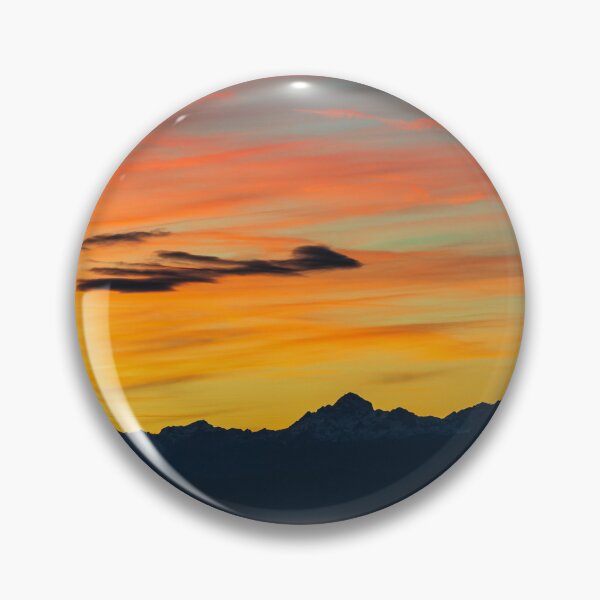 Item preview, Sunset above Triglav foggy valley designed and sold by Patrik Lovrin.
